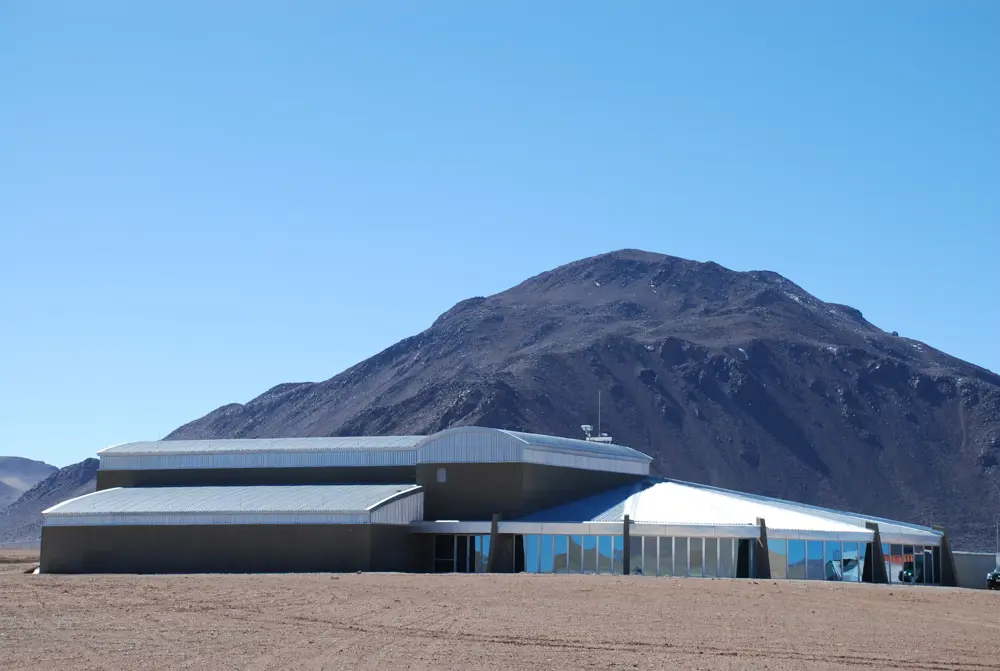 The technical building at the ALMA observatory. 