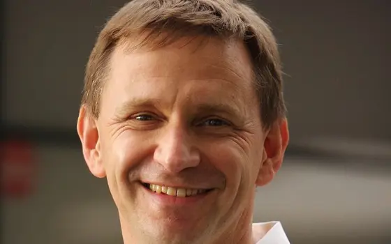 A headshot of Nick Mckeown.