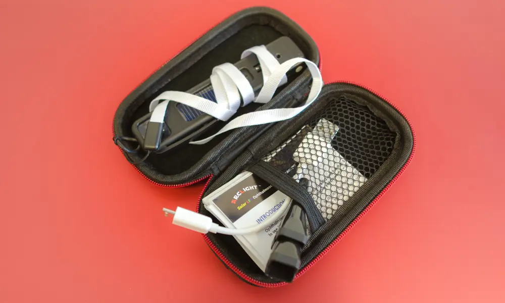 A handheld case containing Arclight.